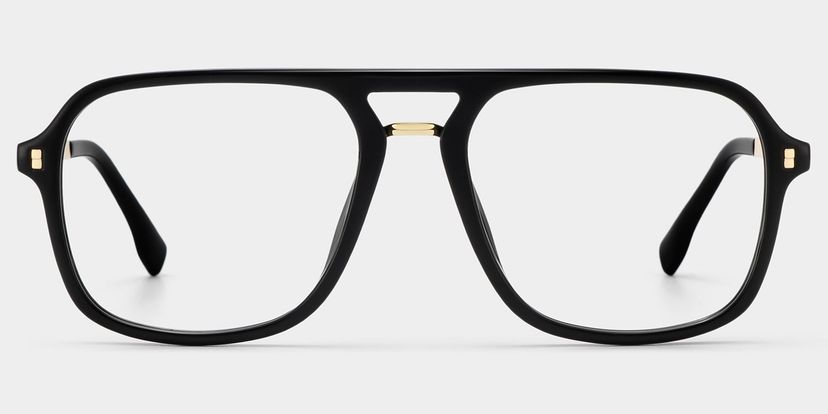 Kilworth Aviator Black Glasses