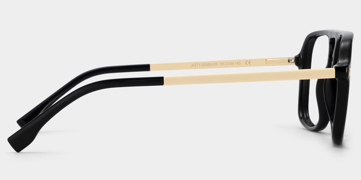 Aviator Kilworth Black Eyeglass Frame Deals | ZEELOOL4