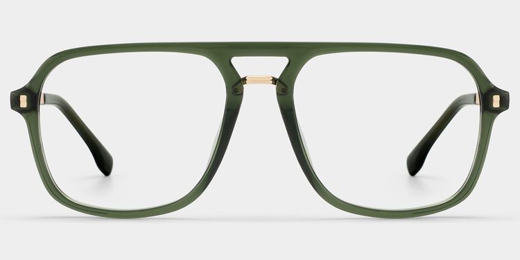 Kilworth Aviator Green Glassess