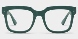 Liizbeett Square Green Glasses1