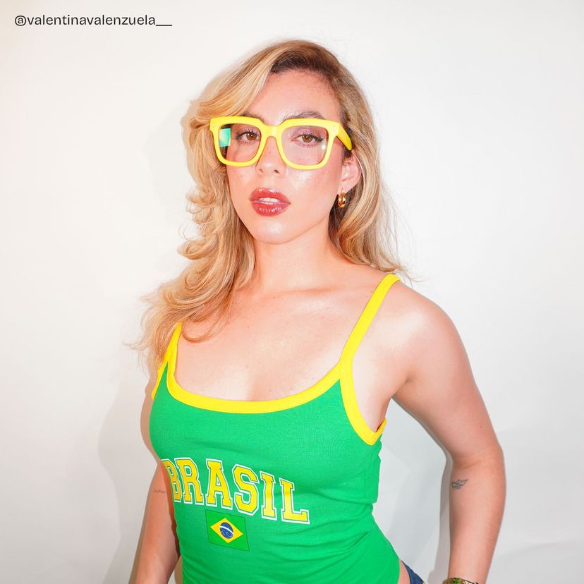Liizbeett Square Yellow Glasses