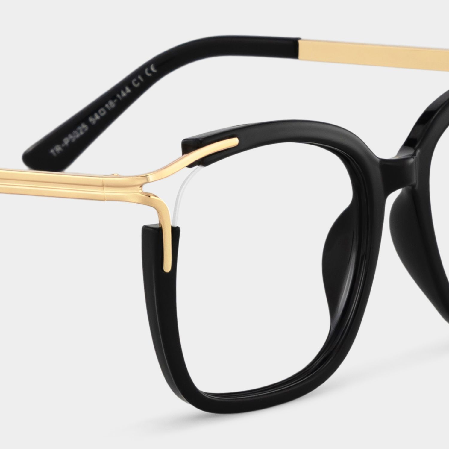 Spring hinges Sidibe Eyeglasses, Sidibe Black Glasses -Zeelool4