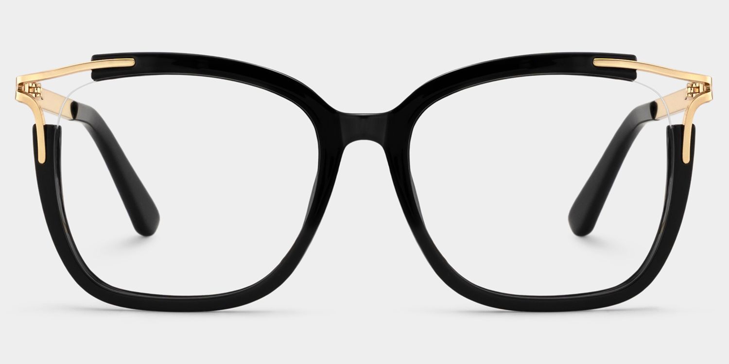 Spring hinges Sidibe Eyeglasses, Sidibe Black Glasses -Zeelool0