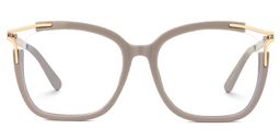 Sidibe Square Khaki Glasses1