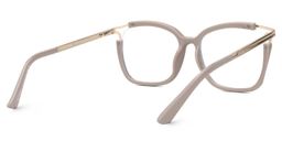 Sidibe Square Khaki Glasses4