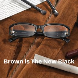 Willow Black Rectangle Glasses0