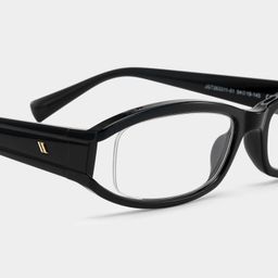 Willow Black Rectangle Glasses5
