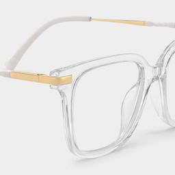 Jacqui Square Clear Glasses6