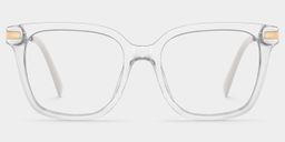 Jacqui Square Clear Glasses2