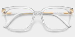 Jacqui Square Clear Glasses3