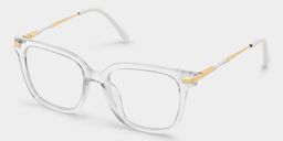 Jacqui Square Clear Glasses4