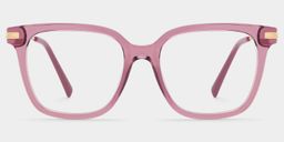 Jacqui Square Pink Glasses1