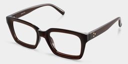 Marley Dark Brown Rectangle Glasses3