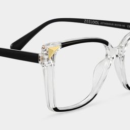 Shelia Butterfly Black Clear Glasses5
