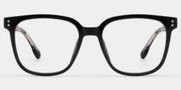 Donnalyn Black Square Glasses1