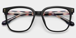 Donnalyn Black Square Glasses2