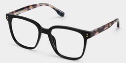 Donnalyn Black Square Glasses3