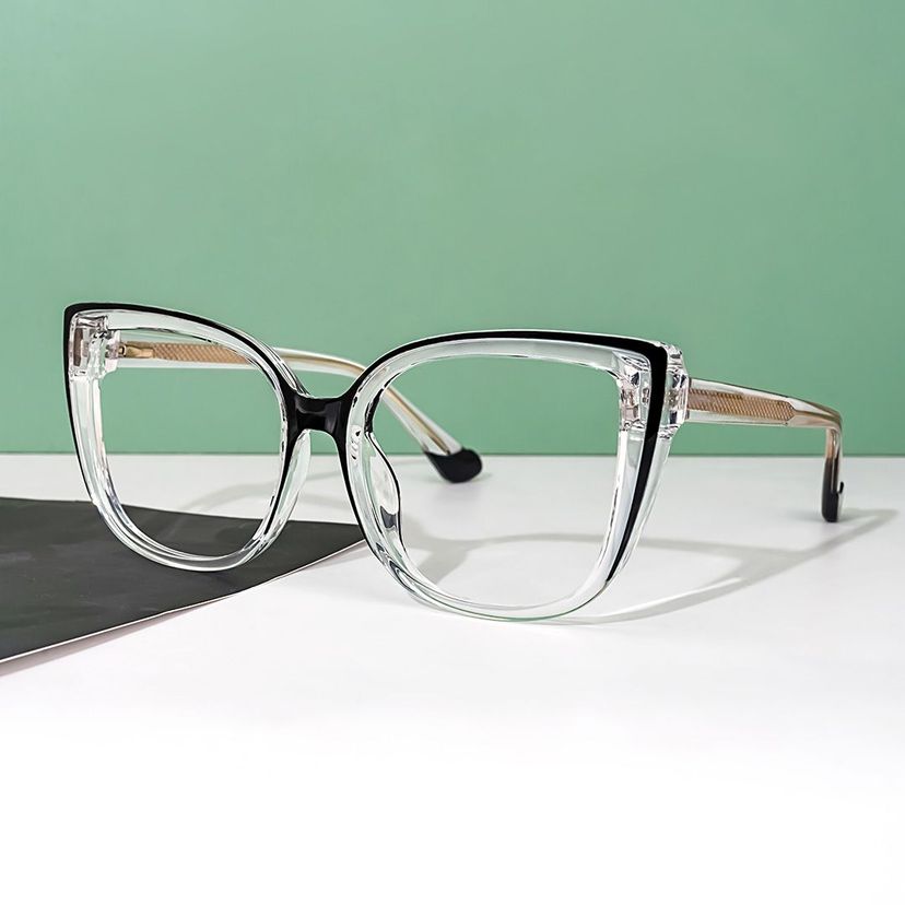 Fenn Clear Cat eye Glasses