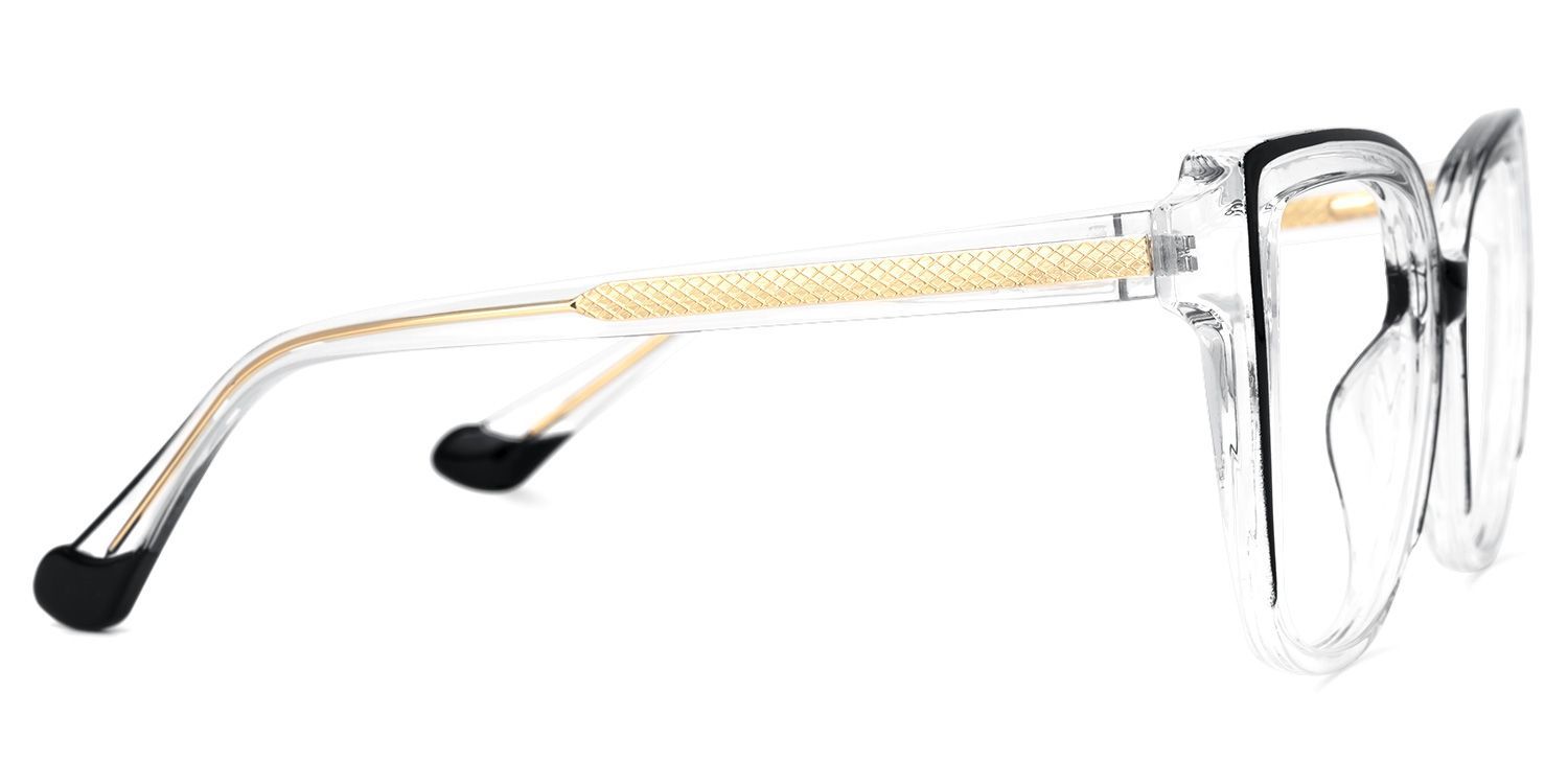 Fenn Cateye Clear Glasses2