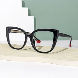 Fenn Black Cat eye Glasses5
