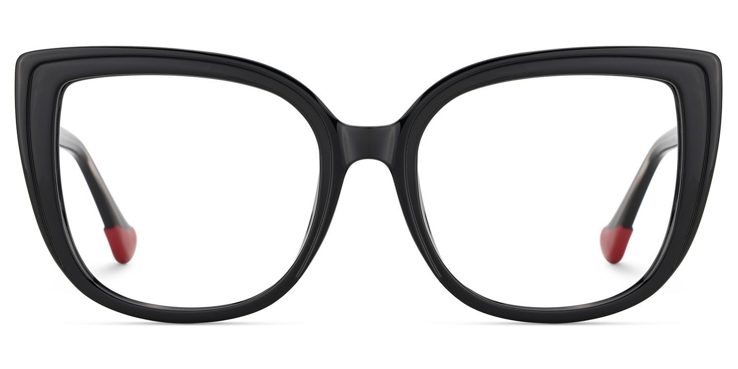 Fenn Cateye Black Glasses0