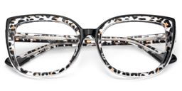 Fenn Black Tortoise Cat eye Glasses1