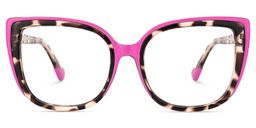 Fenn Cateye Pink Tortoise Glasses0