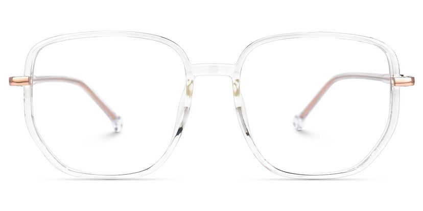 Joana Geometric Clear Glasses