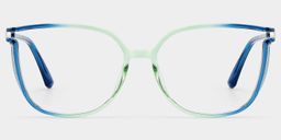 Rodz Square Blue-Green Glasses0