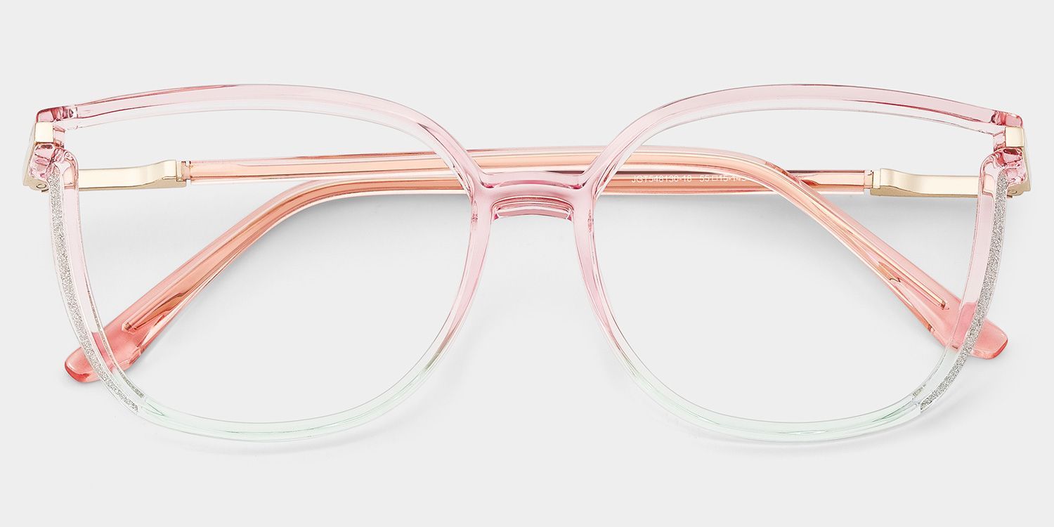 Square Rodz Two-tone Eyeglasses with Clear Frames1