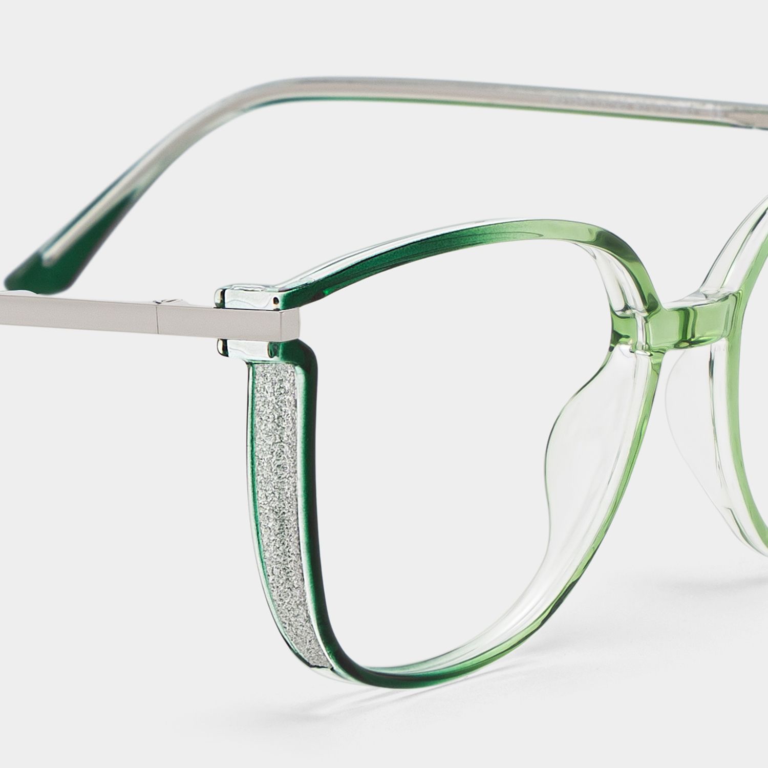 Rodz Green Square Eyeglasses with Affordable Frame | ZEELOOL4
