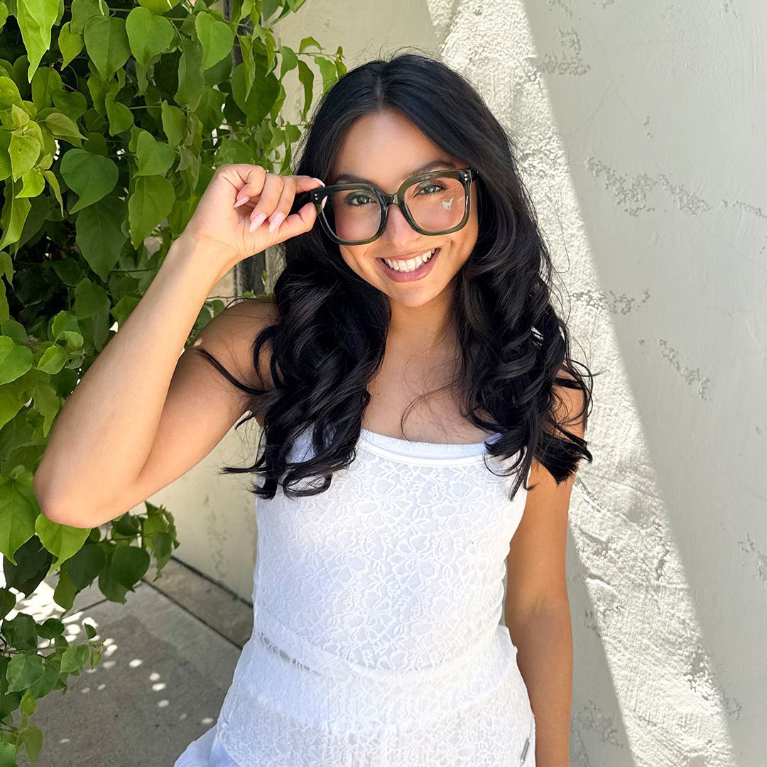 Women's Green Glasses With Square Shape2