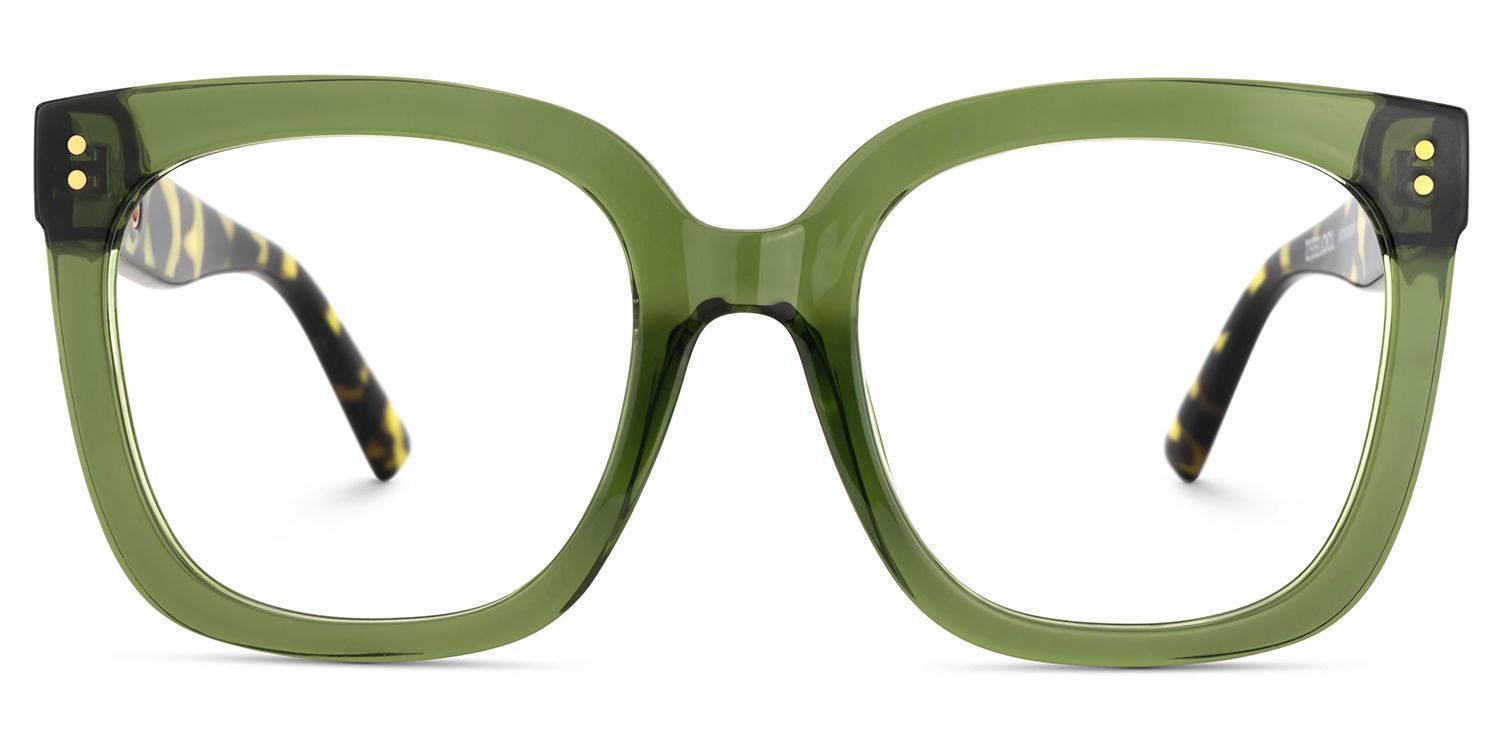 Women's Green Glasses With Square Shape4