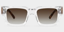 Orson Clear Rectangle Sunglasses0