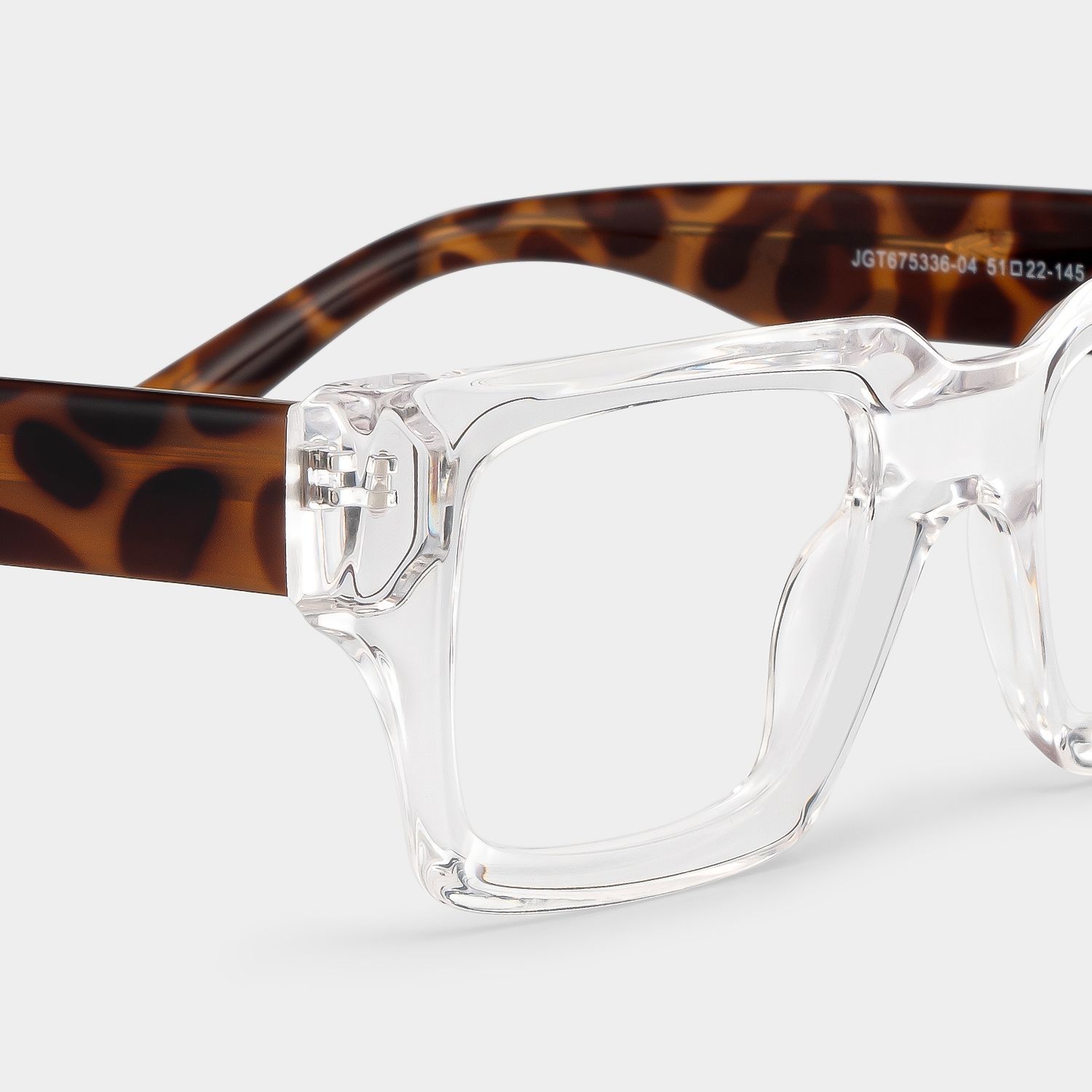 Orson wide rectangle frame glasses Online | ZEELOOL5