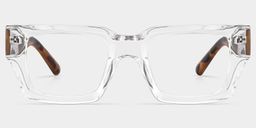 Orson Rectangle Clear Glasses1