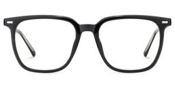 Eliza Black Square Glasses1