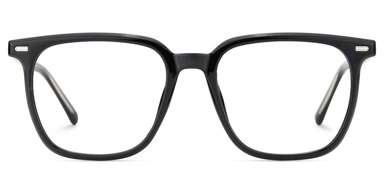 Eliza Black Square Glasses