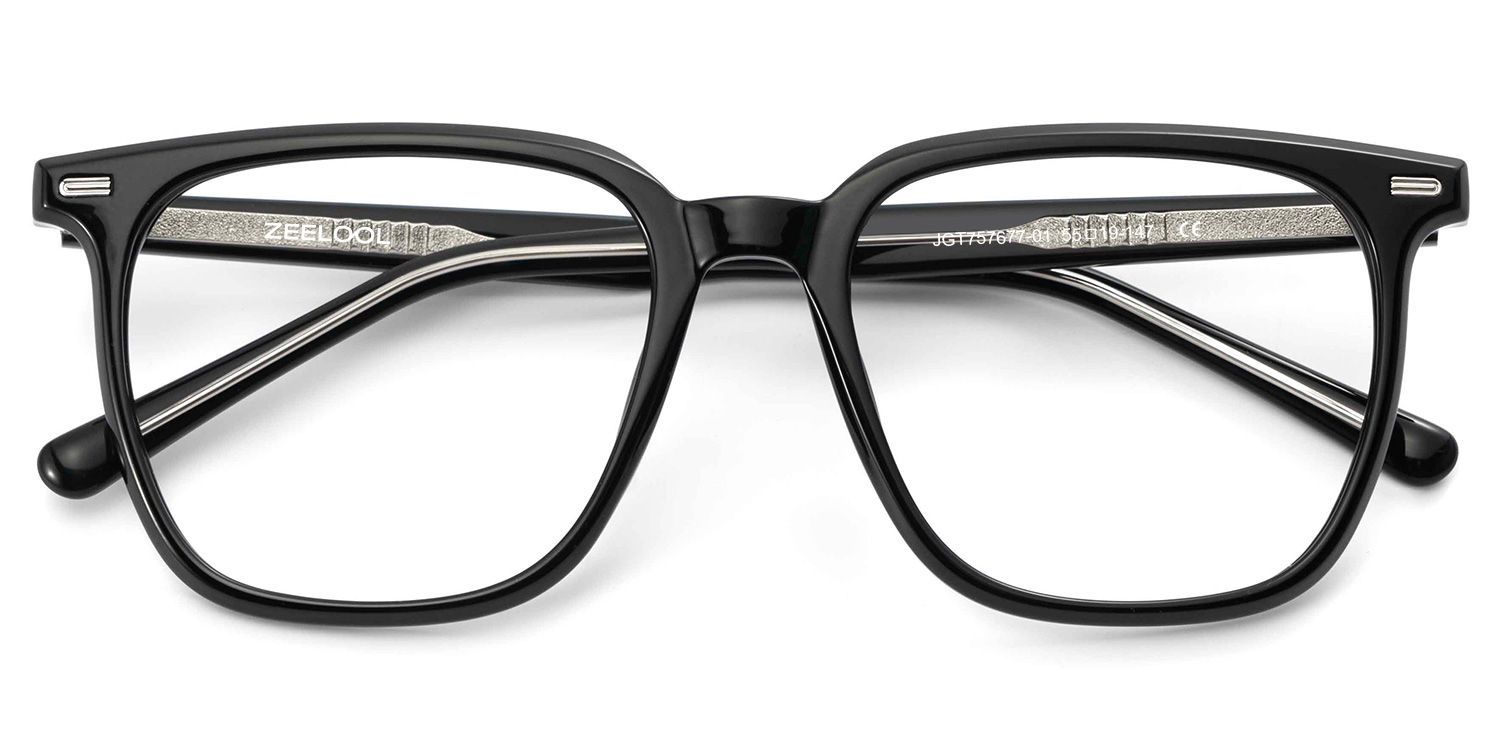 Square Black Eyeglasses Eliza TR-90 Frame Glasses2