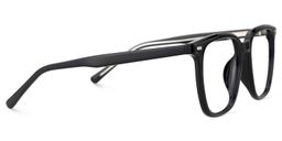 Eliza Black Square Glasses4