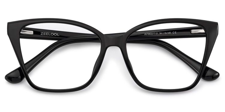Sienna Black Butterfly Glasses