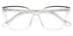 Sienna Clear Butterfly Glasses1