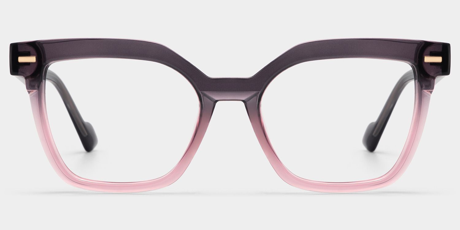 Pinette Two-Tone Square Nature Eyes Eyewear | ZEELOOL1