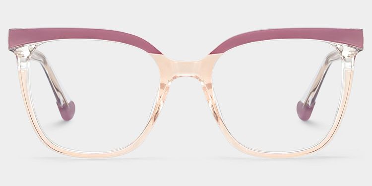 Tawana Square Purple Glasses