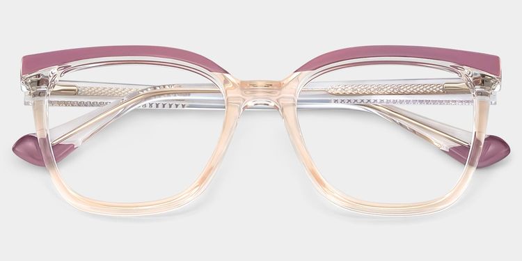 Tawana Square Purple Glasses