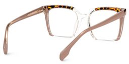 Misty Brown Square Glasses3
