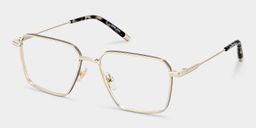 Ashley Gold Square Glasses3