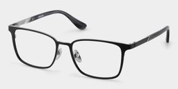 Aubrey Rectangle Black Glasses3
