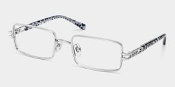 Olivia Silver Rectangle Glasses3