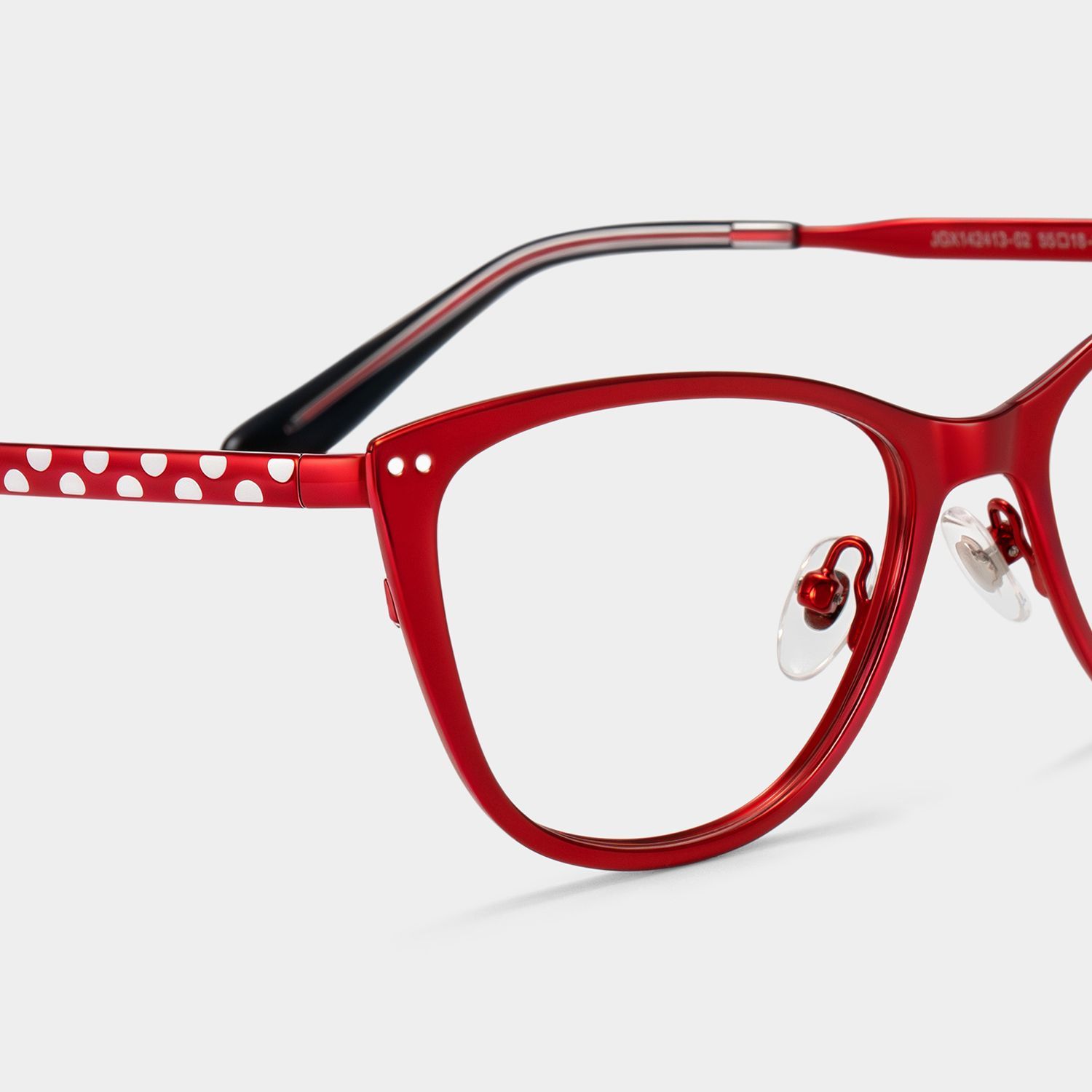 Katherine Red Cat-Eye Glasses | ZEELOOL5